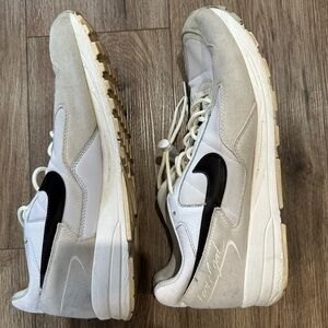 Men's Nike Fear of God White and Black Sneakers